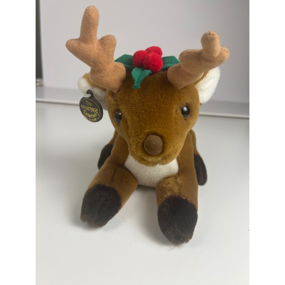 The Heritage Collection‎ Ganz Bros Reindeer Plush Toy Christmas Stuffed Animal